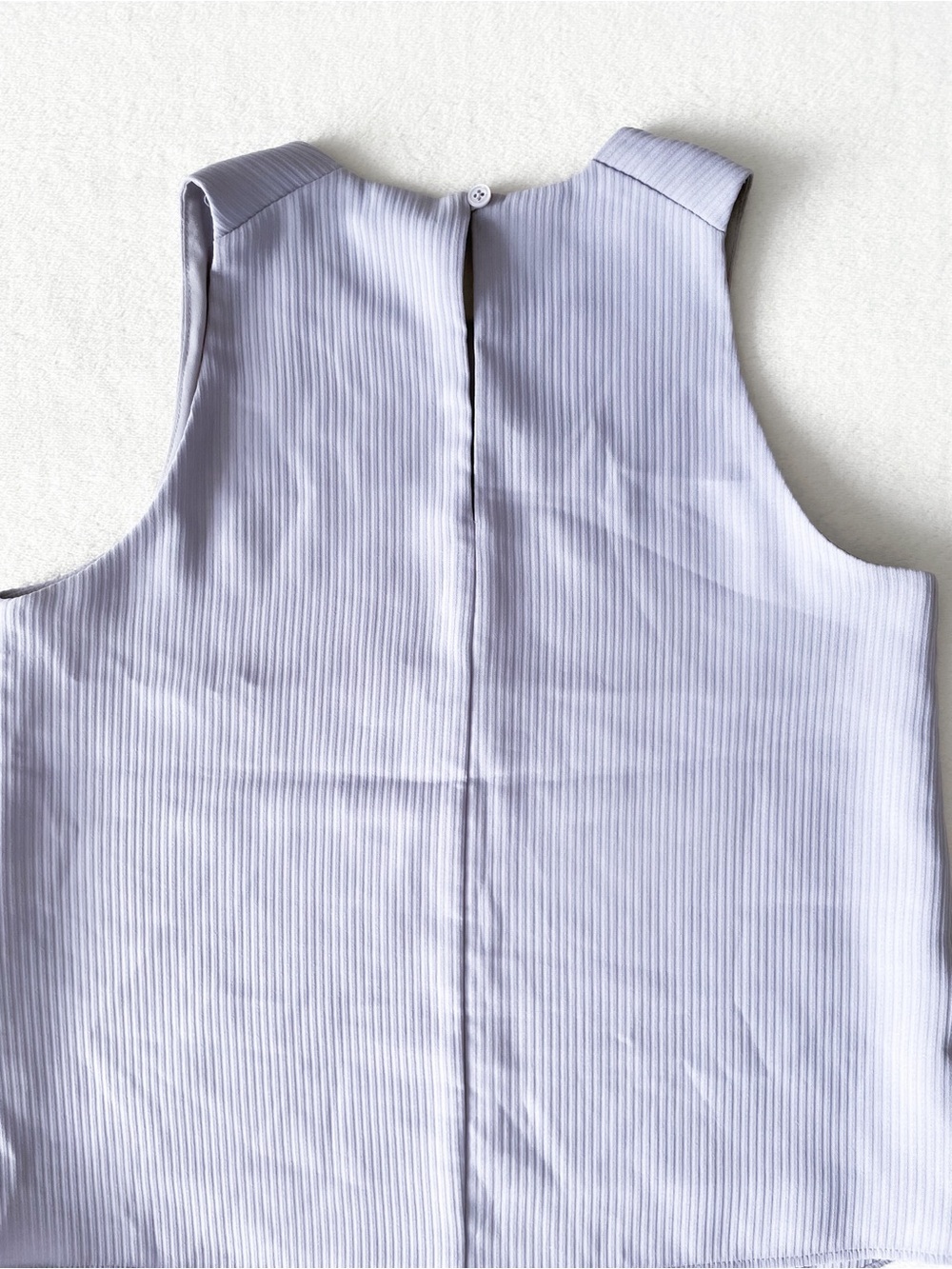 Babaton Lavender Sleeveless Ribbed Shell Top - Picture 9 of 11